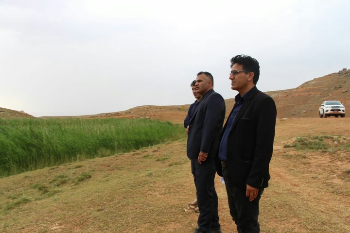 بازدید فرماندار تکاب از روستای هدف گردشگری بدرلو