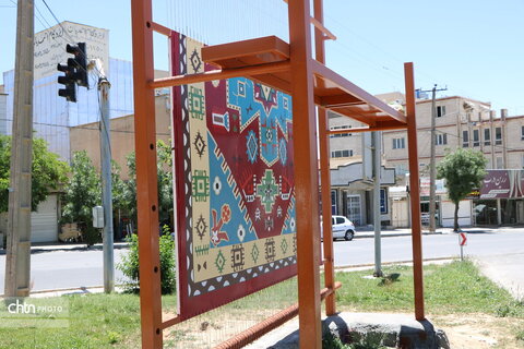 المان گلیم نقش برجسته