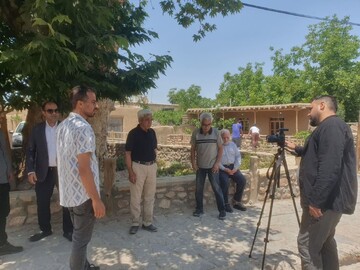 حضور گروه مستند خبرنگار پارلمانی مجلس شورای اسلامی از روستای قلعه‌بالا شاهرود