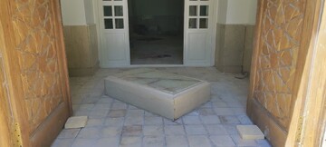 اتمام عملیات اجرای کف فرش آرامگاه شیخ ابوالحسن خرقانی