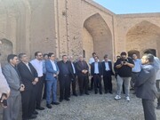 بازدید معاون امور مجلس، حقوقی و استان‌ها وزارت میراث‌فرهنگی، گردشگری و صنایع‌دستی از رباط جهانی عباس آباد تایباد