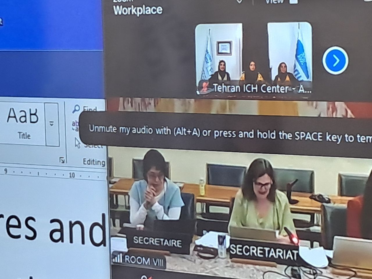 مشارکت راهبردی مرکز تهران در چهاردهمین نشست سالانه مراکز مقوله دوم یونسکو: تقویت پیوندهای منطقه‌ای و ظرفیت‌های جهانی در پاسداری از میراث ناملموس