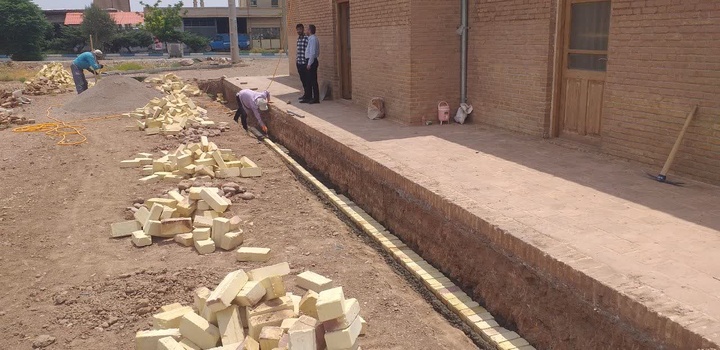 آغاز فاز سوم مرمت و محوطه‌سازی خانه تاریخی معتمدی آرادان