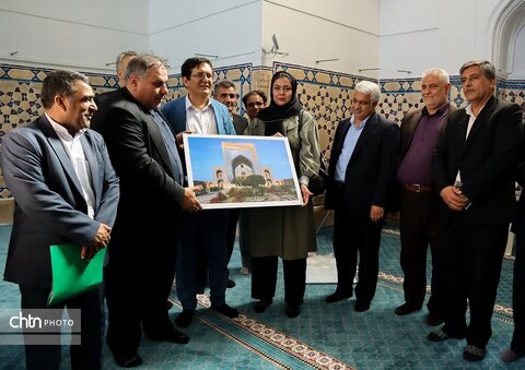 سفرمعاون امور مجلس، حقوقی و استان‌ها وزارت میراث‌فرهنگی، گردشگری و صنایع‌دستی به همراه علیرضا ایزدی مدیرکل ثبت و حریم آثار و حفظ و احیاء میراث فرهنگی درشهرستان تربت جام وتایباد