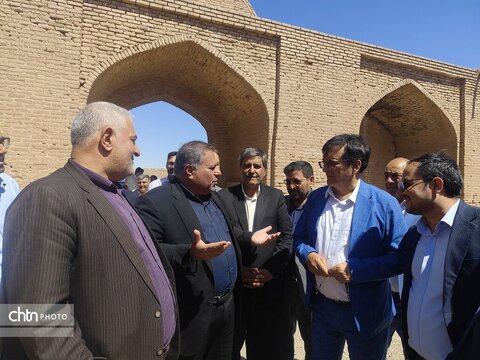 سفرمعاون امور مجلس، حقوقی و استان‌ها وزارت میراث‌فرهنگی، گردشگری و صنایع‌دستی به همراه علیرضا ایزدی مدیرکل ثبت و حریم آثار و حفظ و احیاء میراث فرهنگی درشهرستان تربت جام وتایباد
