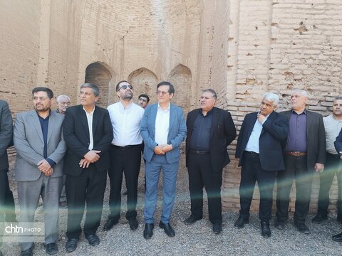 سفرمعاون امور مجلس، حقوقی و استان‌ها وزارت میراث‌فرهنگی، گردشگری و صنایع‌دستی به همراه علیرضا ایزدی مدیرکل ثبت و حریم آثار و حفظ و احیاء میراث فرهنگی درشهرستان تربت جام وتایباد