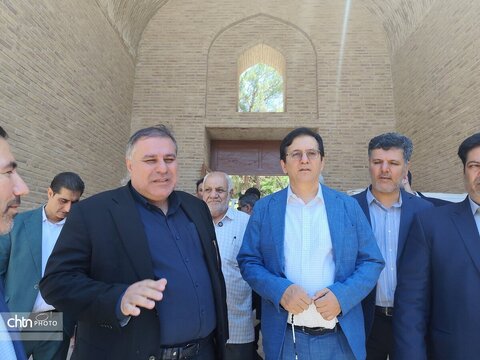 سفرمعاون امور مجلس، حقوقی و استان‌ها وزارت میراث‌فرهنگی، گردشگری و صنایع‌دستی به همراه علیرضا ایزدی مدیرکل ثبت و حریم آثار و حفظ و احیاء میراث فرهنگی درشهرستان تربت جام وتایباد