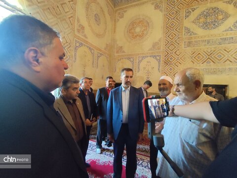 سفرمعاون امور مجلس، حقوقی و استان‌ها وزارت میراث‌فرهنگی، گردشگری و صنایع‌دستی به همراه علیرضا ایزدی مدیرکل ثبت و حریم آثار و حفظ و احیاء میراث فرهنگی درشهرستان تربت جام وتایباد