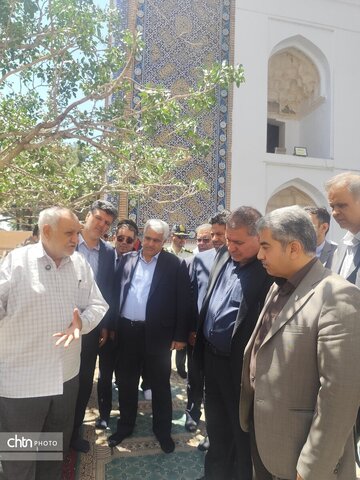 سفرمعاون امور مجلس، حقوقی و استان‌ها وزارت میراث‌فرهنگی، گردشگری و صنایع‌دستی به همراه علیرضا ایزدی مدیرکل ثبت و حریم آثار و حفظ و احیاء میراث فرهنگی درشهرستان تربت جام وتایباد