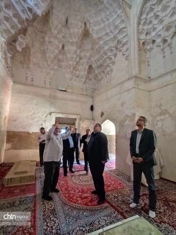 سفرمعاون امور مجلس، حقوقی و استان‌ها وزارت میراث‌فرهنگی، گردشگری و صنایع‌دستی به همراه علیرضا ایزدی مدیرکل ثبت و حریم آثار و حفظ و احیاء میراث فرهنگی درشهرستان تربت جام وتایباد