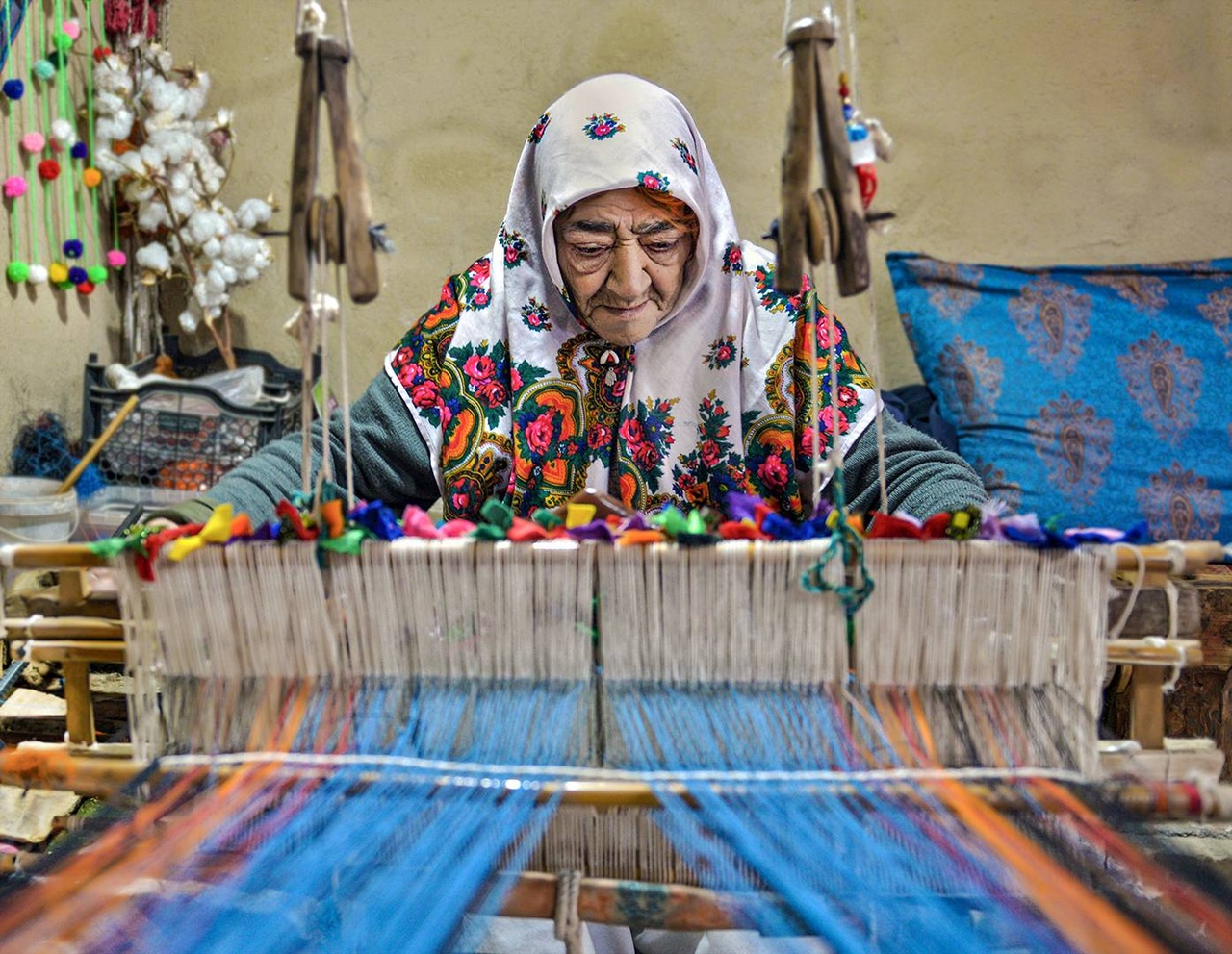 عکاس ایرانی با ثبت تصویر استاد گیوهدوز، جایزه جشنواره جهانی کانادا را کسب کرد