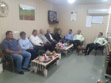 دیدار فعالان گردشگری با فرماندهی نیروی انتظامی شهرستان تالش