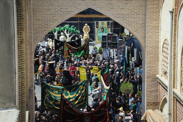 تعزیه سیار در بازار تاریخی اراک