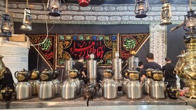 مسیر عزاداری حسینی در موکب های دولت آباد تهران