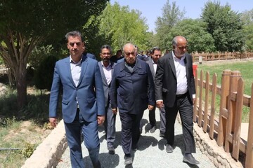 بازدید معاون وزیر راه از سرو کهن‌سال ابرکوه/ فراهم کردن زیرساخت‌های پایدار گردشگری برای معرفی بهتر این جاذبه