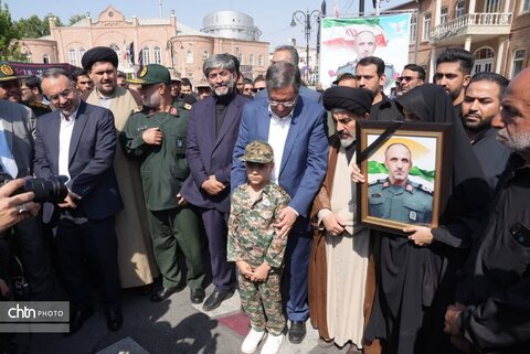 مردم قدرشناس ارومیه قهرمان شهید وطن را تشییع کردند