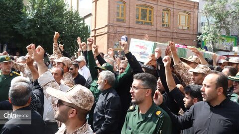 مردم قدرشناس ارومیه قهرمان شهید وطن را تشییع کردند