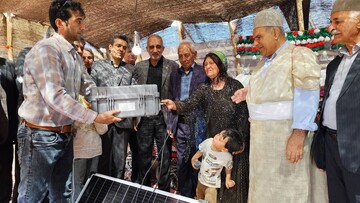 ۴۰۰ پنل خورشیدی در مناطق عشایری کهگیلویه و بویراحمد توزیع شد