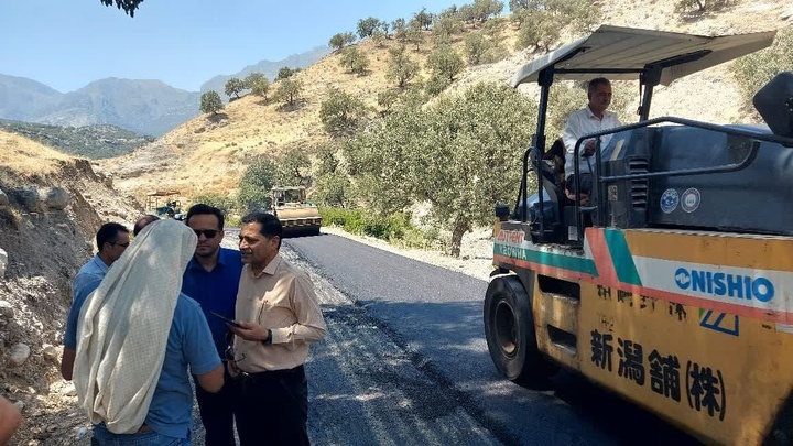 رونق گردشگری با آسفالت مسیر دسترسی تفرجگاه‌«رود رونه» باشت