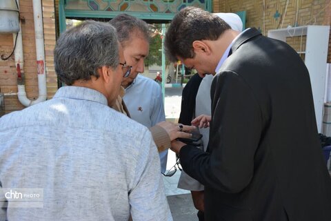 طرح توسعه فضای باز امامزاده شاهزاده فاضل یزد مورد بررسی قرار گرفت.