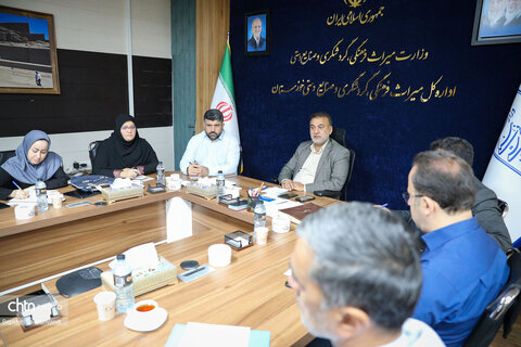 نشست تعیین کمیته‌های چهارمین جشنواره چندرسانه‌ای میراث فرهنگی در اهواز