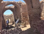 آغاز مرمت و ساماندهی رباط تاریخی تروسک شهرستان تربت حیدریه