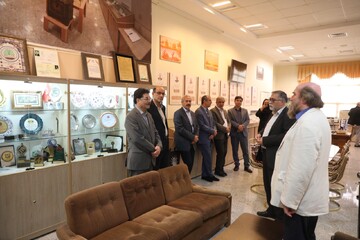 بازدید رئیس پژوهشگاه میراث‌فرهنگی و گردشگری از موزه تاریخ علوم اردبیل