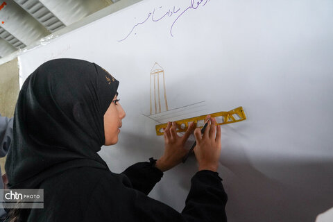 ویژه برنامه نقاشی دیواری کودکان در محوطه تاریخی و جهانی هگمتانه