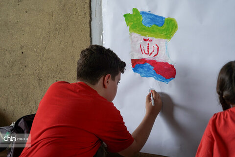 ویژه برنامه نقاشی دیواری کودکان در محوطه تاریخی و جهانی هگمتانه