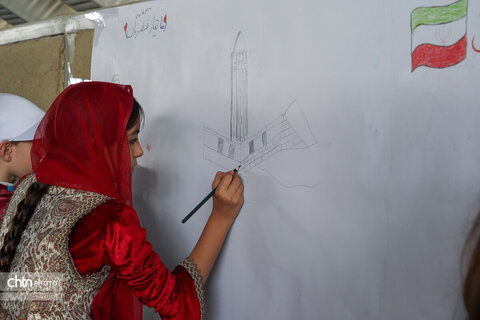 ویژه برنامه نقاشی دیواری کودکان در محوطه تاریخی و جهانی هگمتانه