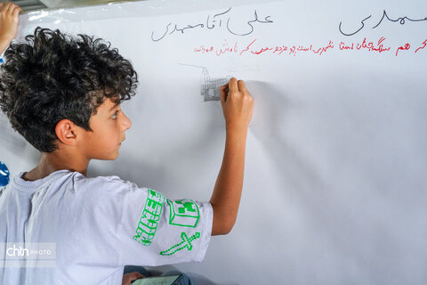 ویژه برنامه نقاشی دیواری کودکان در محوطه تاریخی و جهانی هگمتانه