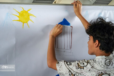 ویژه برنامه نقاشی دیواری کودکان در محوطه تاریخی و جهانی هگمتانه