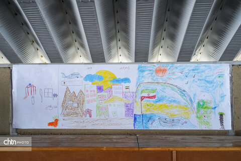 ویژه برنامه نقاشی دیواری کودکان در محوطه تاریخی و جهانی هگمتانه