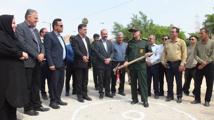 کلنگ زنی بازارچه دائمی صنایع‌دستی گچساران