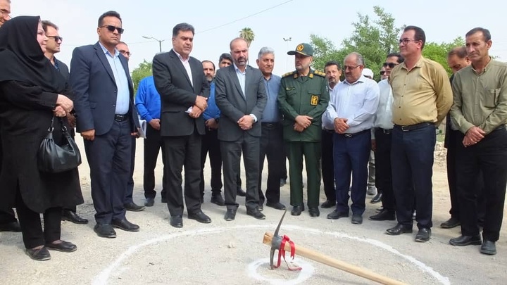 کلنگ زنی بازارچه دائمی صنایع‌دستی گچساران