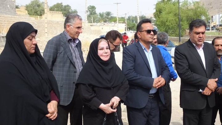 کلنگ زنی بازارچه دائمی صنایع‌دستی گچساران