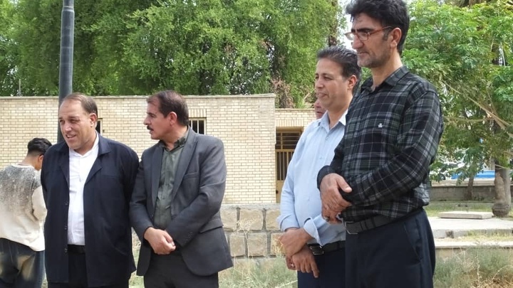 کلنگ زنی بازارچه دائمی صنایع‌دستی گچساران