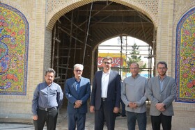 بازدید مدیرکل میراث‌فرهنگی، گردشگری و صنایع‌دستی استان یزد از پروژه «بازار ابرکوه »