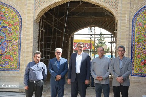 بازدید مدیرکل میراث‌فرهنگی، گردشگری و صنایع‌دستی استان یزد از پروژه «بازار ابرکوه »