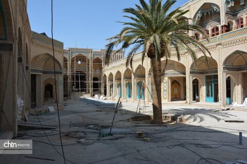 بازدید مدیرکل میراث‌فرهنگی، گردشگری و صنایع‌دستی استان یزد از پروژه "بازار ابرکوه "