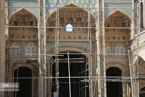 بازدید مدیرکل میراث‌فرهنگی، گردشگری و صنایع‌دستی استان یزد از پروژه "بازار ابرکوه "