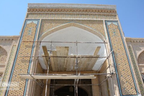 بازدید مدیرکل میراث‌فرهنگی، گردشگری و صنایع‌دستی استان یزد از پروژه "بازار ابرکوه "