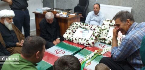 مراسم تشییع پیکر مطهر شهدای تازه تفحص شده در ارومیه