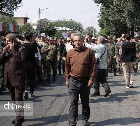 مراسم تشییع پیکر مطهر شهدای تازه تفحص شده در ارومیه