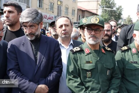 مراسم تشییع پیکر مطهر شهدای تازه تفحص شده در ارومیه