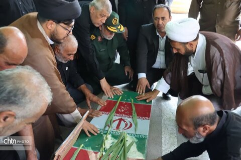 مراسم تشییع پیکر مطهر شهدای تازه تفحص شده در ارومیه