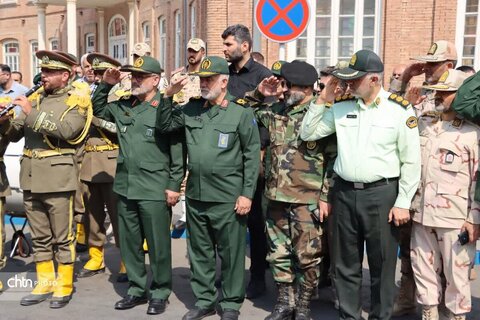 مراسم تشییع پیکر مطهر شهدای تازه تفحص شده در ارومیه