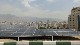 افتتاح نیروگاه خورشیدی هتل ارم