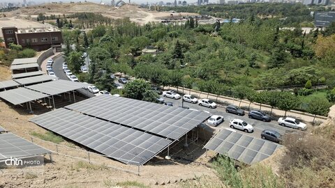 پنل خورشیدی هتل ارم