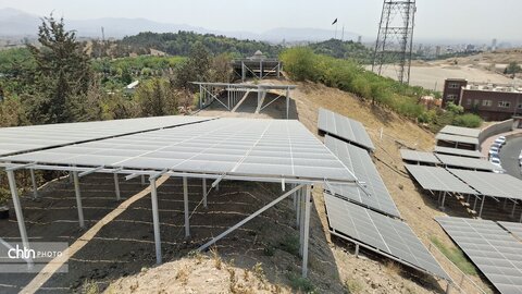 پنل خورشیدی هتل ارم